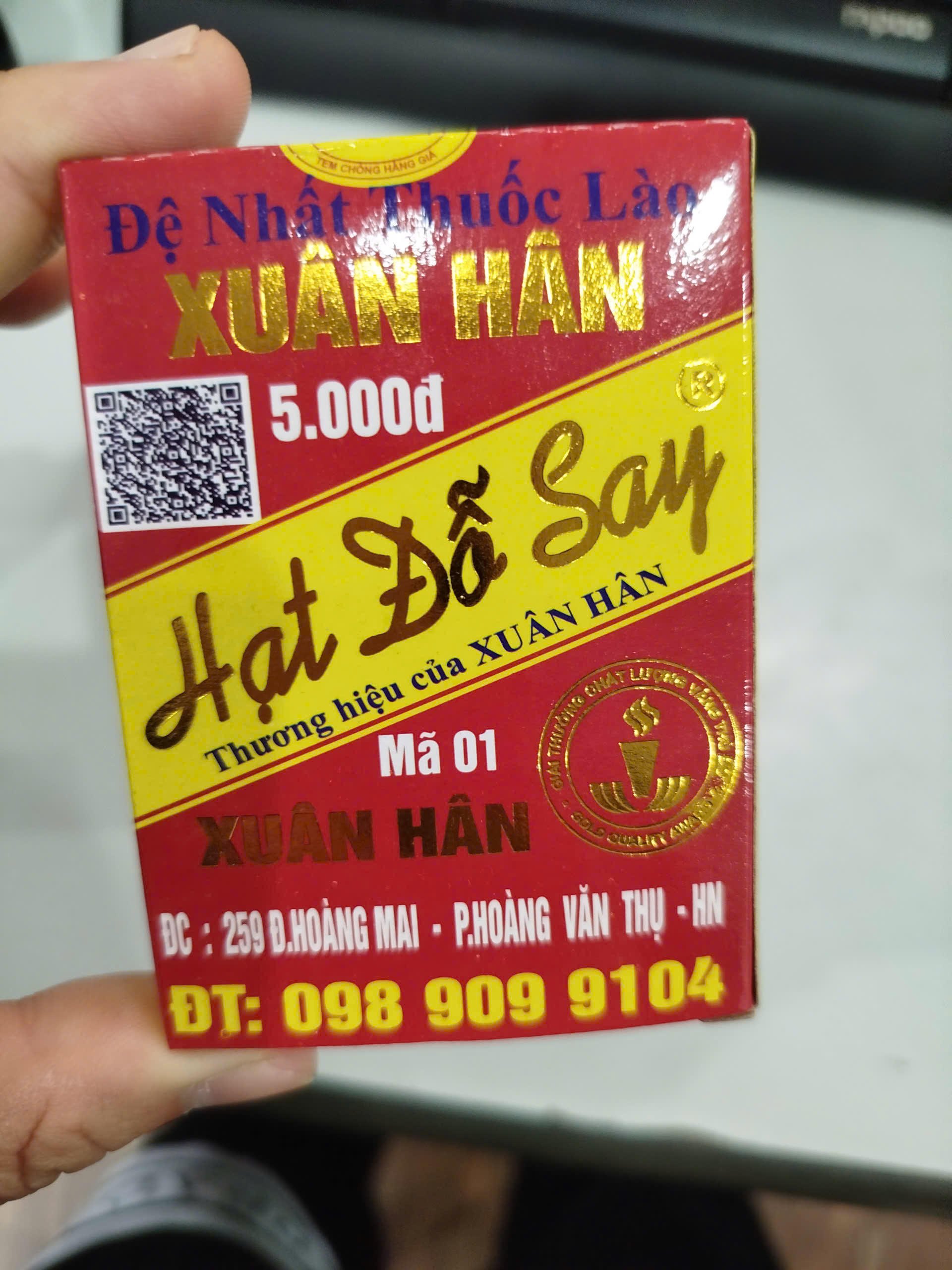 Thuốc Lào Hạt Đỗ Say Chính Hãng
