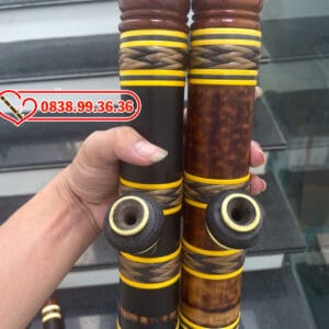 Điếu Trúc Mini Rút Đan Mây 28cm - M34 mẫu mới