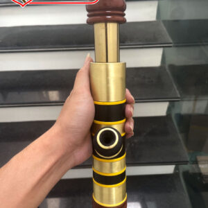 Điếu Mini Rút 28cm Trúc Bọc Đồng Trơn Siêu Ngắn - M49