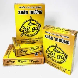 Thuốc lào Gật Gù vàng 1 hộp nhỏ