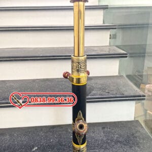 Điếu Trúc Bọc Đồng Miệng Ngọc Có Chân M22