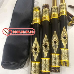 Điếu Trúc Bọc Đồng Miệng Ngọc Có Chân M22