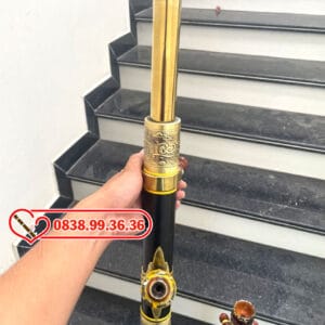 Điếu Trúc Bọc Đồng Miệng Ngọc Có Chân M22