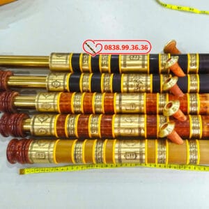 Điếu Rút Bọc Đồng Phong Thủy 45cm 7 Vòng Đồng - M53