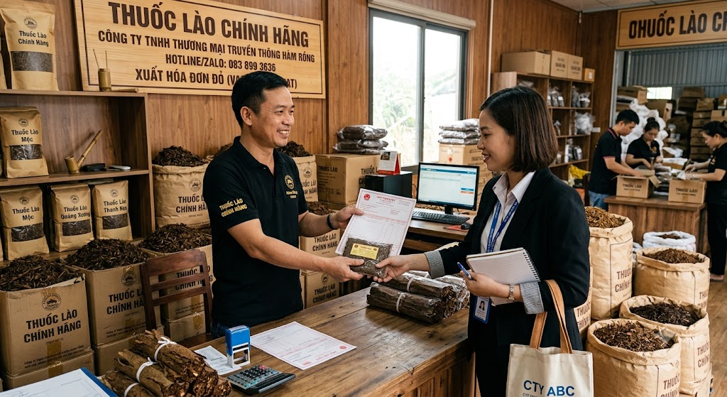 xuất hoá đơn thuốc lào Mua Thuốc Lào Có Xuất Hóa Đơn Đỏ (VAT) Cho Công Ty